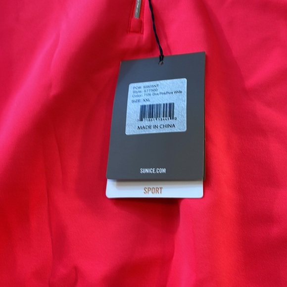 NWT Sunice Golf Diva Top XXL | Pink Super Lite Activewear - Picture 4 of 6